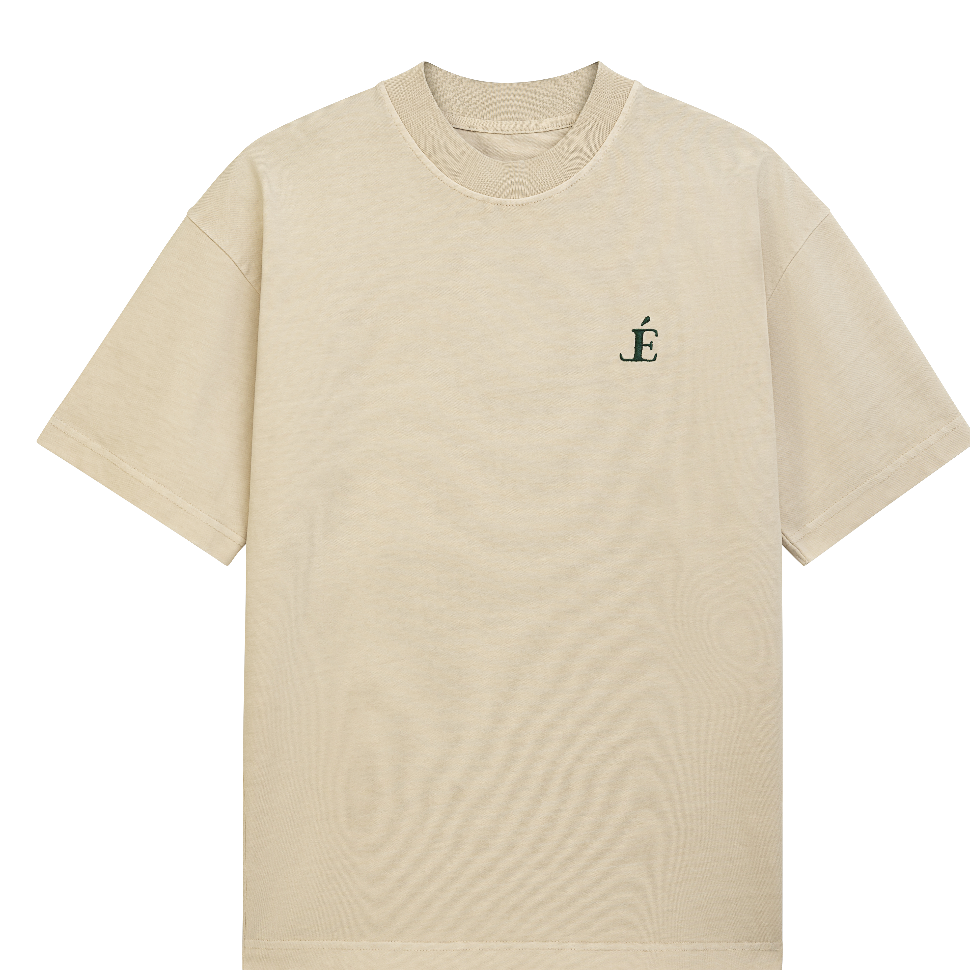 Livonél Silkroad Tee Creme — Elegantes Premium T-Shirt Herren