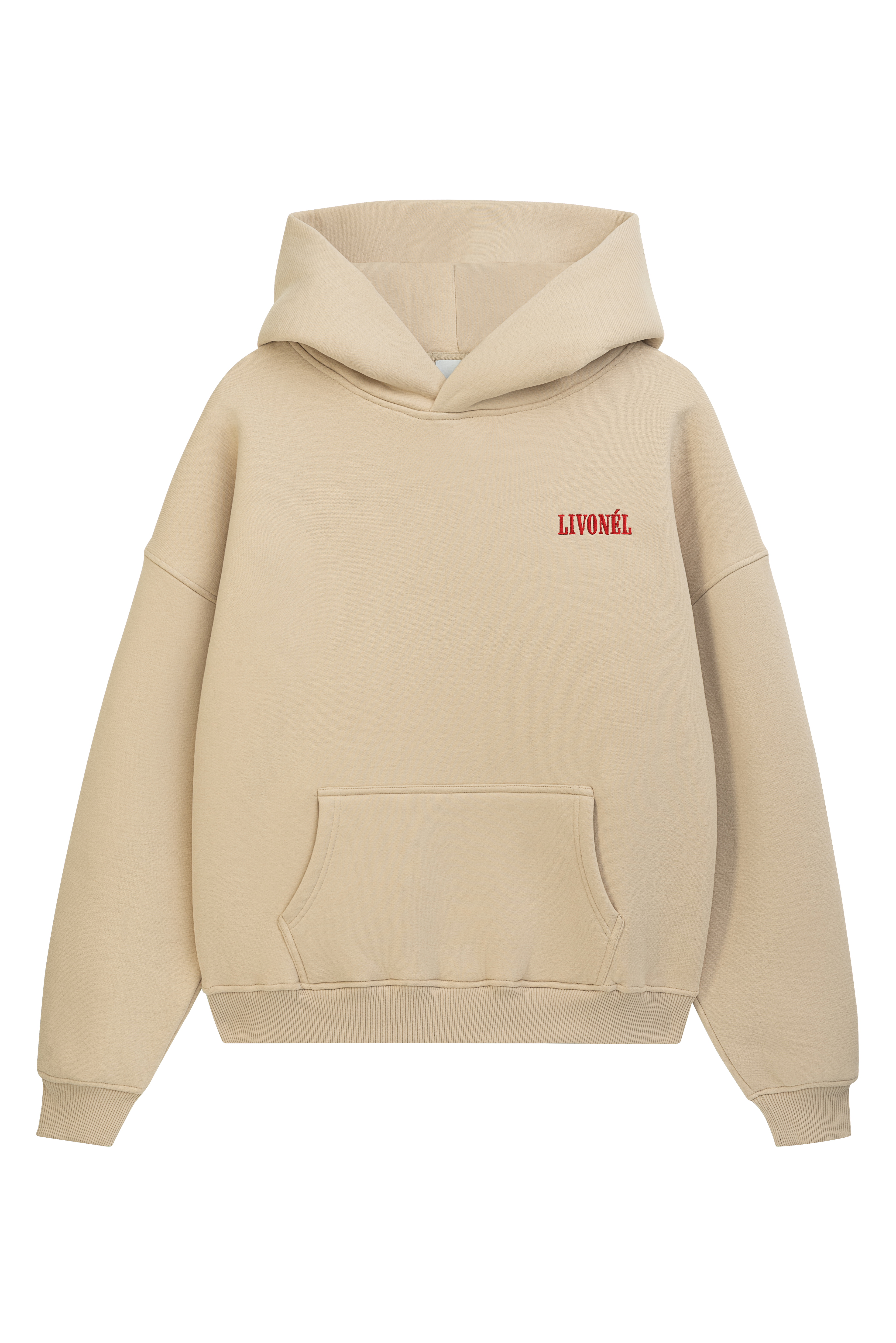 Livonél Heritage Hoodie Creme — Premium Herren Hoodie