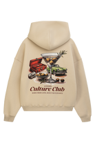 Livonél Heritage Hoodie Creme Rückseite — Minimalistisches Design