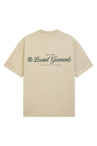 Livonél Silkroad Tee Creme Rückseite — Old Money Fashion Herren