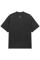 Livonél Silkroad Tee Schwarz Rückseite — Minimalistisches Männer Shirt