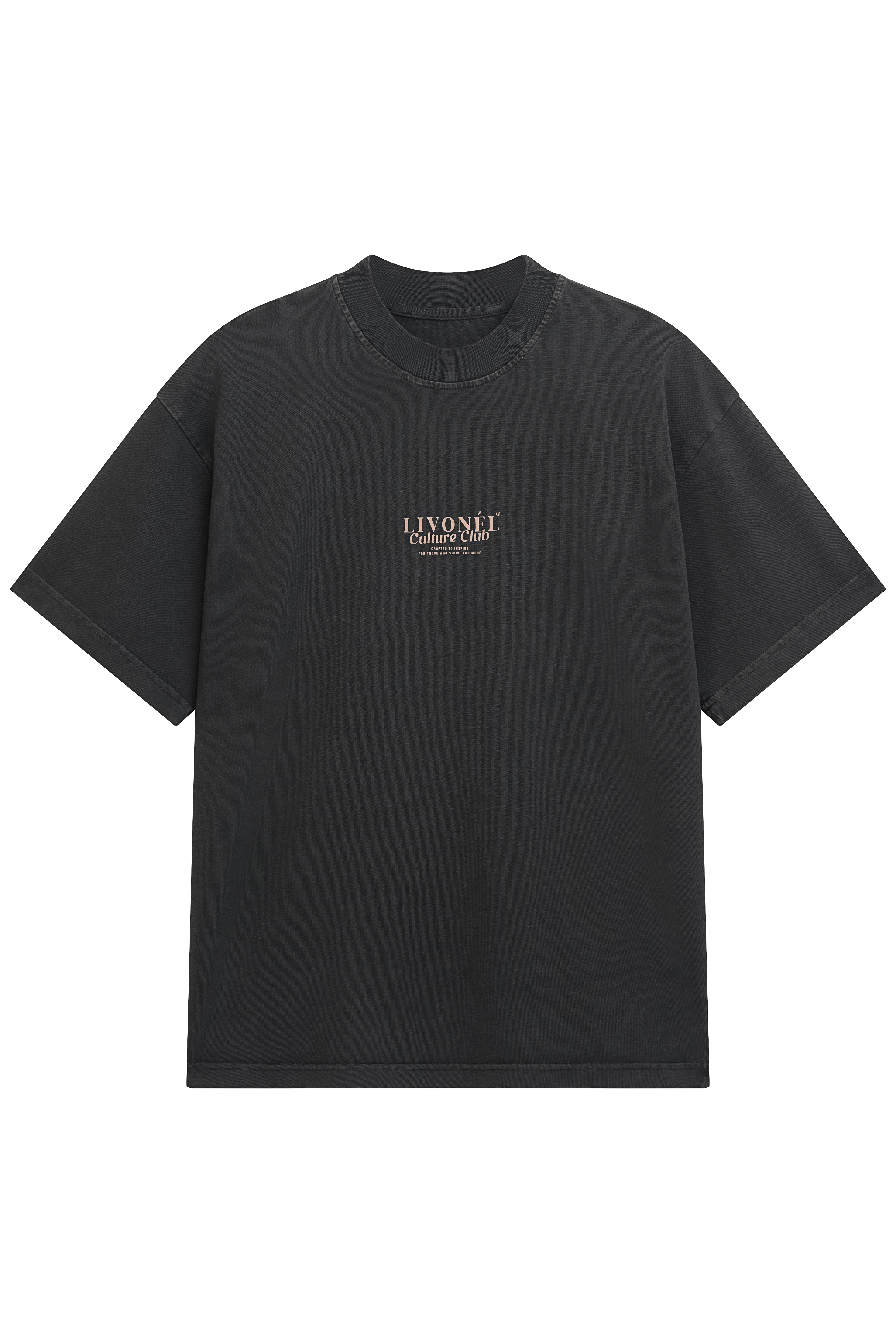 Livonél Silkroad Tee Schwarz — Premium Herren T-Shirt 250 GSM